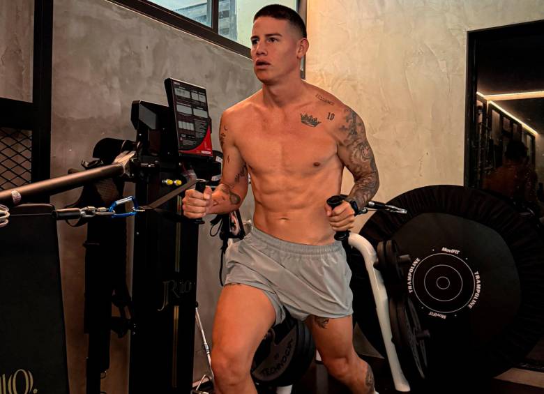 James Rodríguez se prepara para un nuevo reto. Instagram jamesrodriguez10