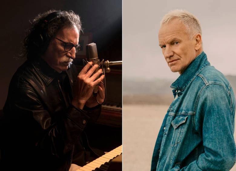 Charly García y Sting lanzaron la canción In the City, composición en inglés del artista argentino. FOTOS Cortesía Sony Music