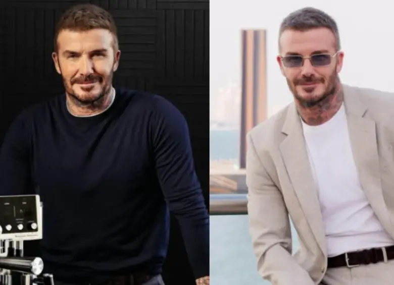 David Beckham fue consultado por la prensa sobre la polémica declaración de su hijo Brooklyn, sin responder a las preguntas. FOTO: redes sociales. 