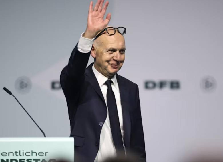 El presidente de la Federación Alemana de Fútbol (DFB), Bernd Neuendorf. FOTO: Getty