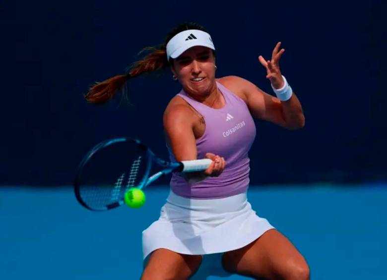 La tenista colombiana Camila Osorio, de 23 años, tuvo un buen desempeño en el Abierto de China. FOTO: Getty
