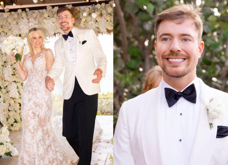 MrBeast y Thea Booysen celebraron su matrimonio en una ceremonia privada en Necker Island. Foto: redes sociales @mrbeast