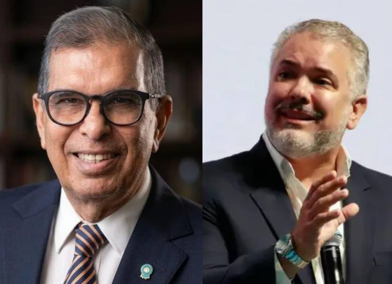 El ministro de Ambiente Fabio Arjona tiene una relación cercana con el expresidente Iván Duque en temas medioambientales. Foto: Cortesía/Asobancaria.
