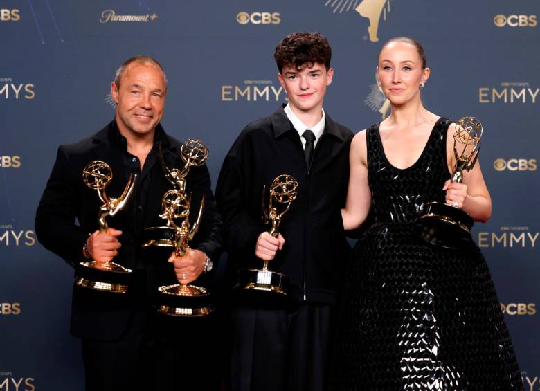 La serie de Netflix Adolescencia fue la gran ganadora de la noche con seis premios. Foto Getty. 