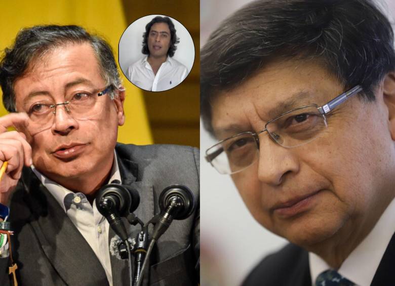 Gustavo Petro criticó al presidente de la Corte Constitucional, Jorge Enrique Ibáñez, por haber negado a su hijo y mencionó que no era apto para dirigir el alto tribunal. Fotos: Colprensa