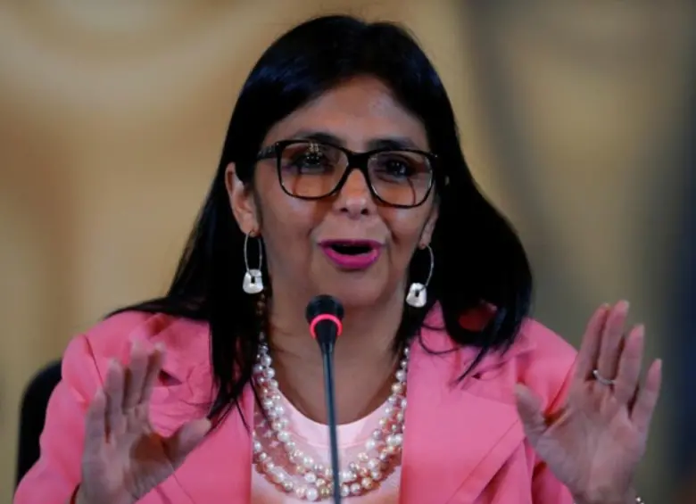 Delcy Rodríguez, presidente interina de Venezuela. Foto: Colprensa