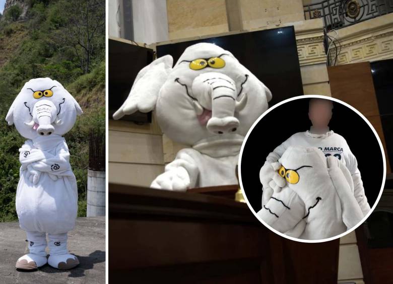 ¿Quién es el “Elefante Blanco” que llegó al Senado? Esta es su historia. Foto: redes sociales @elefantescol