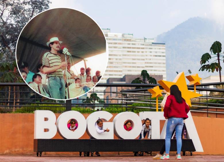 Desde el Concejo de Bogotá se busca que colegios distritales no tengan nombres alusivos a exintegrantes de las Farc, el ELN y el M-19 como una institución que lleva el nombre de Carlos Pizarro Leongómez. Fotos: Getty Images y Colprensa