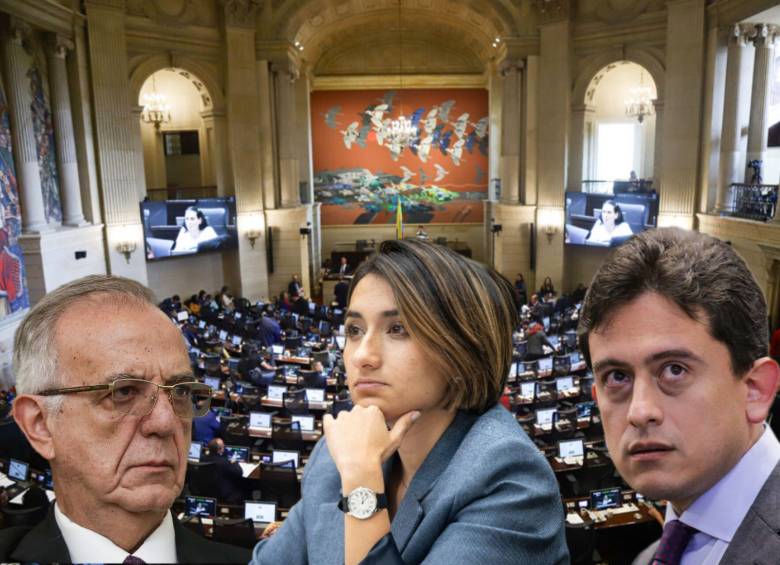 Los ministros de Defensa, Relaciones Exteriores y Comercio, Industria y Turismo estarían a la espera si prospera en el Congreso la citación a moción de censura. FOTOS: Colprensa