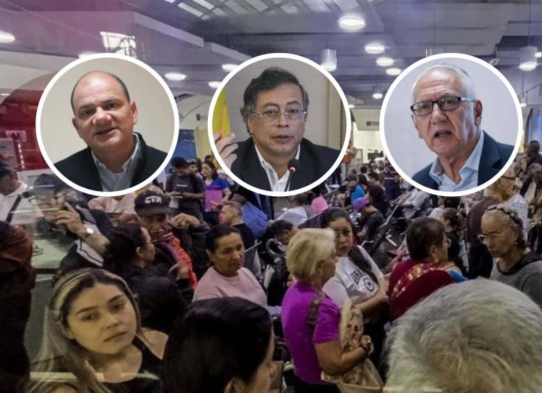 Gustavo Petro, el ministro Guillermo Jaramillo y el viceministro de protección social Luis Alberto Martínez tuvieron que ver con el decreto. Foto: Julio Herrera/Archivo