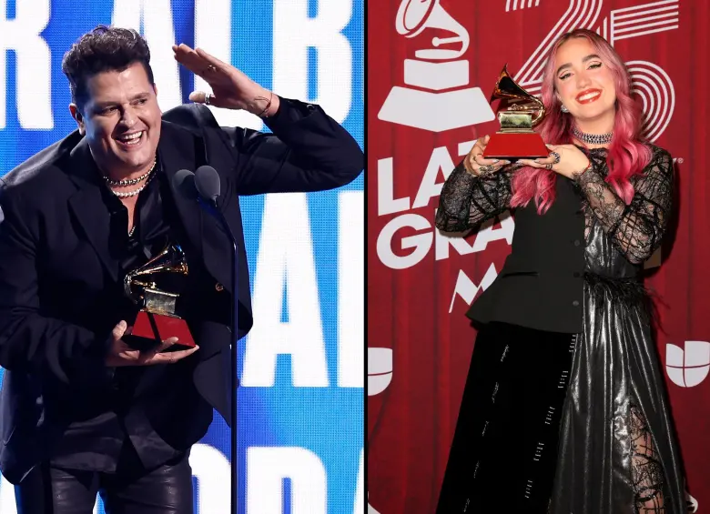Carlos Vives y Ela Taubert, dos artistas colombianos que han ganado su Latin Grammy. FOTOS Cortesía