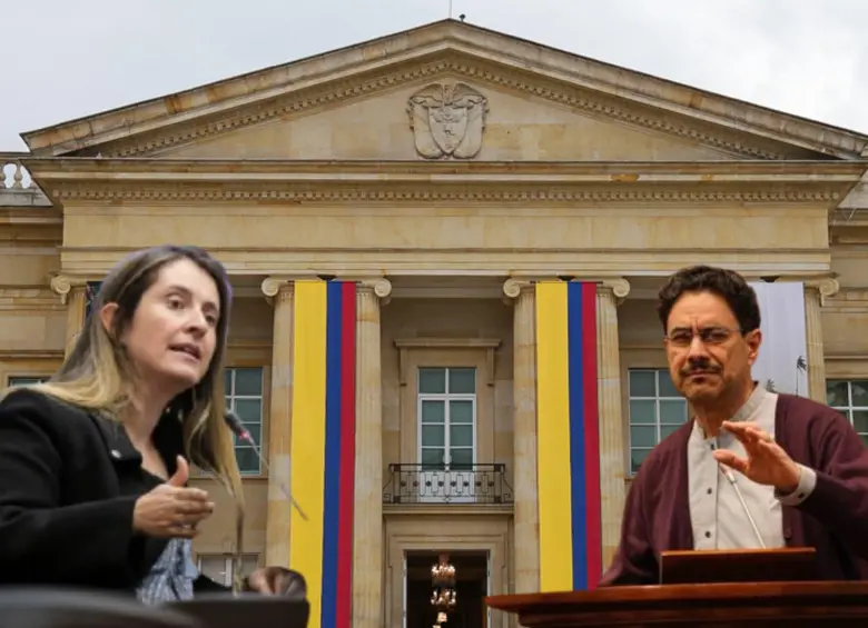 Candidatos a la presidencia, Paloma Valencia e Iván Cepeda. Foto: Colprensa