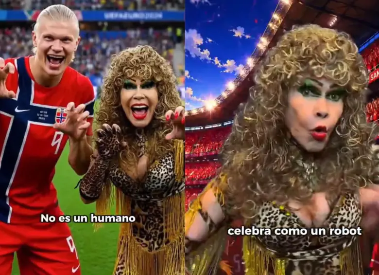 Si está triste, vea a La Tigresa del Oriente cantándole a Erling Haaland: las “garritas vikingas” hacen reír a internet. Foto: captura de video instagram @tigresadeloriente