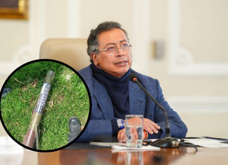 El presidente Gustavo Petro insiste en que quieren atentar contra su vida. Fotos: Colprensa y Presidencia
