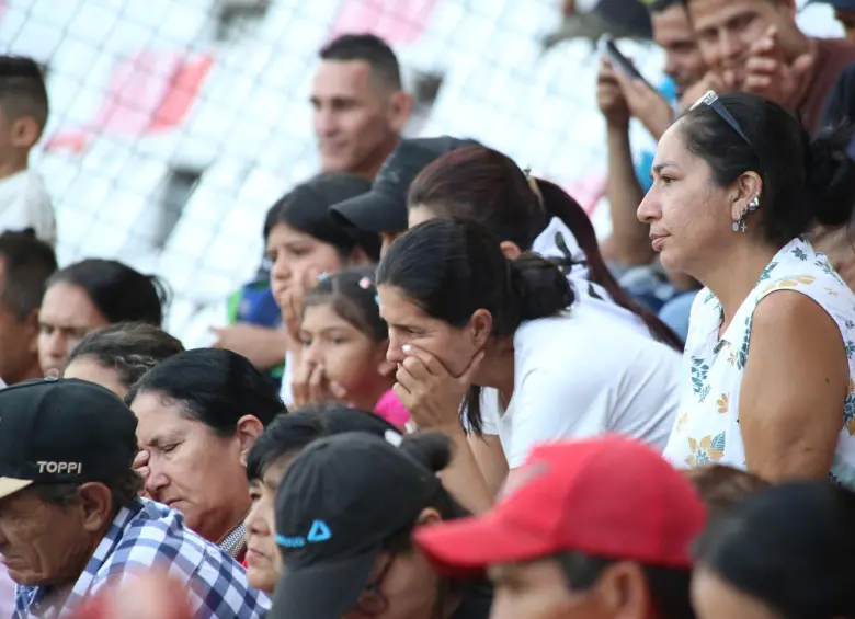 Entre enero y agosto de 2025 más de 79.500 personas fueron víctimas de desplazamientos, la mayoría de la región del Catatumbo. Foto: Colprensa