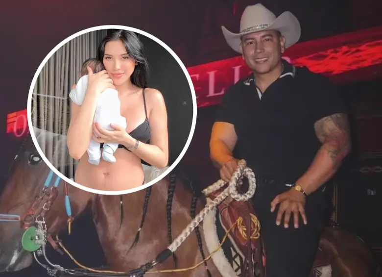 Aida Victoria Merlano y su bebé se encuentran en un lío legal con Juan David Tejada, conocido como “El Agropecuario”. FOTO: Tomada de redes sociales @wendy_herrera_lawyer y @aidavictoriam.