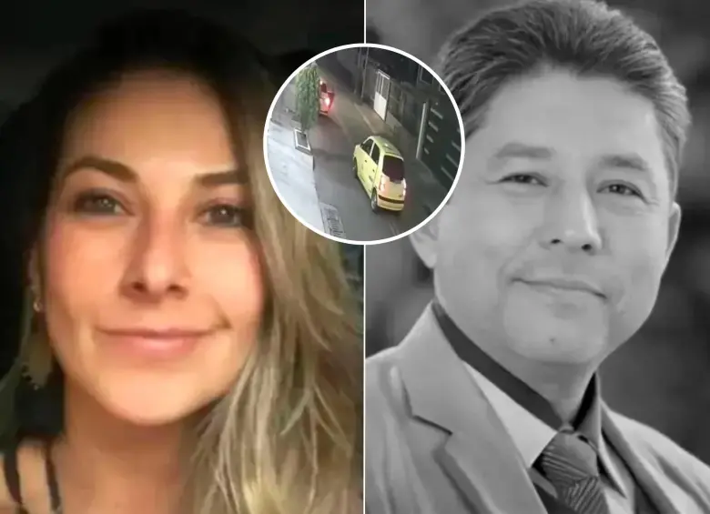 El mismo taxi conecta el secuestro de Diana Ospina y el crimen del profesor Neill Cubides. Foto: tomada de redes