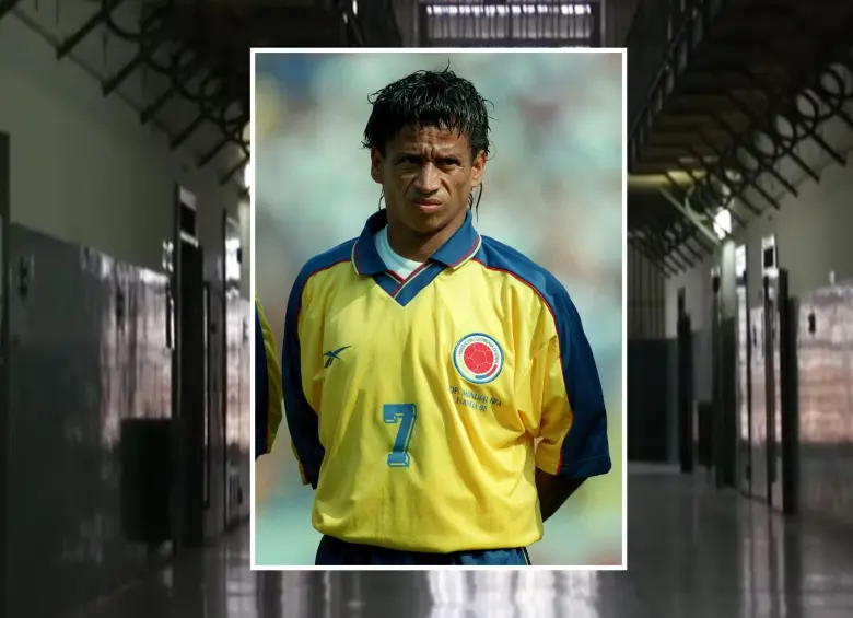 Anthony William de Ávila Charris, exfutbolista colombiano, quien paso por América de Cali y la Selección Colombia, entre otros, vive sus días actualmente en una cárcel de Italia. FOTO: GETTY Y CORTESÍA NEXT MEDIA