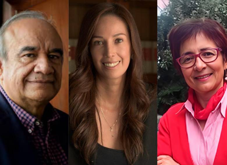 Los tres aspirantes son (de izquierda a derecha) Héctor Carvajal, Karena Caselles y Dídima Rico. FOTO: Centro de Estudios Socio Jurídicos Latinoamericanos, Cesjul