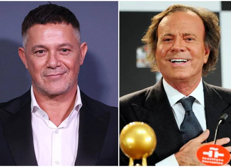 Alejandro Sanz se une así a los amigos de Julio Iglesias que han querido apoyarlo en estos momentos delicados tras la denuncia en contra por parte de dos exempleadas por presunto abuso sexual. FOTO: AFP y Getty