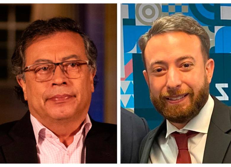 Laje –quien dijo visitar Colombia dos o tres veces al año para dar conferencias–, responsabilizó al jefe de Estado por cualquier agresión en su contra. FOTOS: Presidencia y tomada de X @AgustinLaje