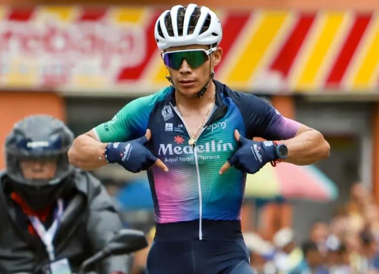 El ciclista colombiano Miguel Ángel ‘Supermán’ López, fue robado y secuestrado en su propia residencia en Boyacá. FOTO: TEAM MEDELLÍN