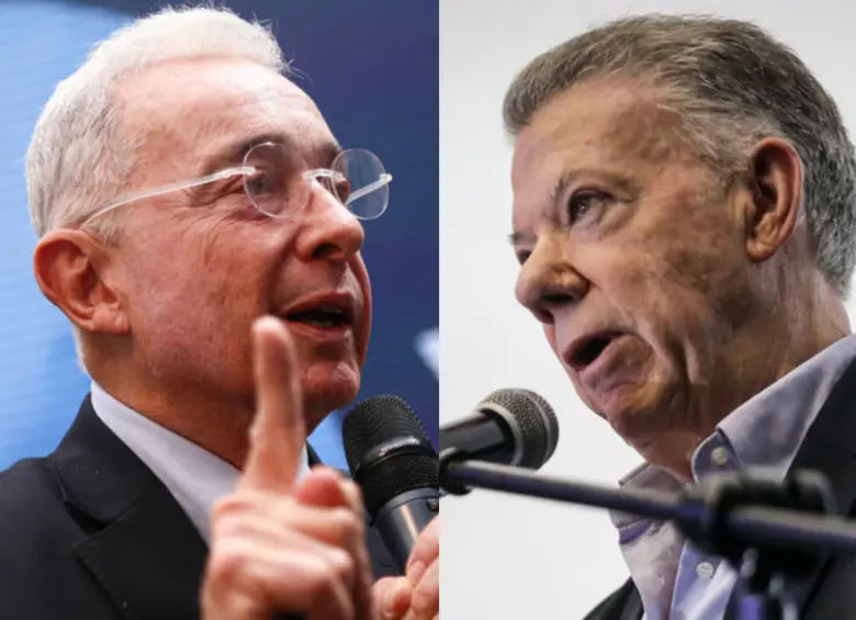 Santos llegó a la Presidencia con las banderas del uribismo, pero se separó y montó su propio proyecto político. Foto: Colprensa.