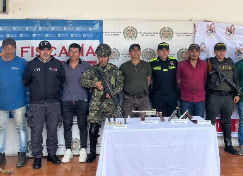 Durante catorce meses, la zona rural de San Antonio vivió bajo la sombra impuesta por las armas del Frente Ismael Ruiz. FOTO: Fiscalía General de la Nación.