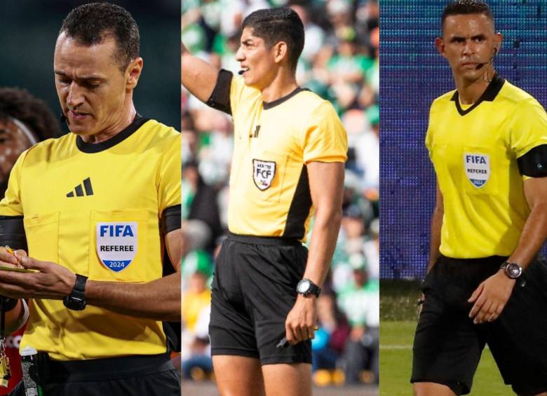 Se reveló el listado de los árbitros que más devengaron en este 2024 acorde a los partidos dirigidos en la liga colombiana. FOTOS: EL COLOMBIANO