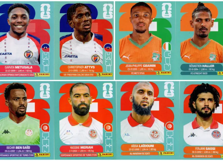Otros jugadores que estarán ausentes en el Mundial 2026. FOTO: Panini
