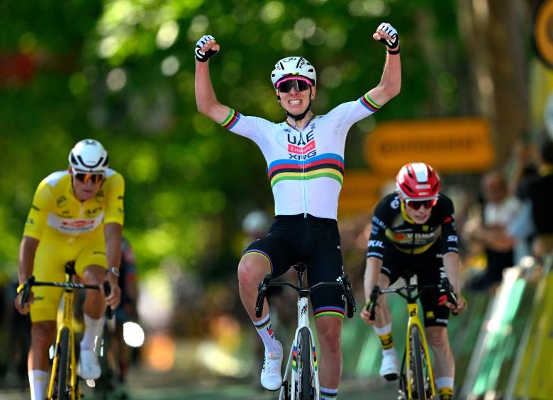 El ciclista esloveno Tadej Pogacar, de 26 años, ha ganado tres ediciones del Tour de Francia. FOTO: GETTY