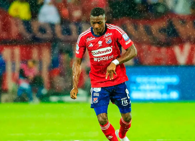 El delantero nariñense Ménder García, de 26 años, es uno de los futbolistas importantes en el planteamiento de Alejandro Restrepo. FOTO: CAMILO SUÁREZ
