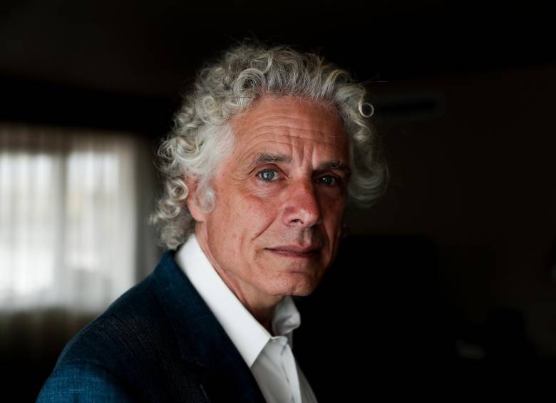 Steven Pinker estuvo en Medellín en septiembre de 2019. Foto: Archivo