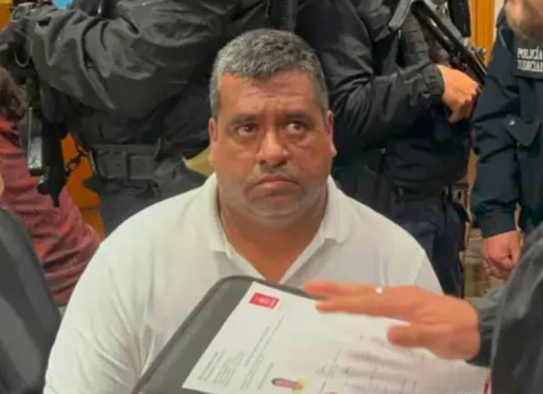 Alias Araña, cabecilla de los Comandos de Frontera, durante su captura en 2025. Foto: Cortesía.
