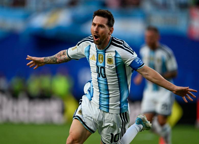 Lionel Messi, sin duda, la gran figura del Mundial hasta el momento. FOTO AFP 