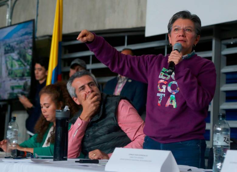 La alcaldesa de Bogotá, Claudia López, criticó el proyecto del ministro de Justicia 