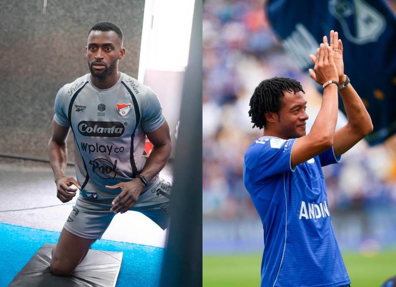 Jackson Martínez es uno de los grandes fichajes del Medellín. El futbolista antioqueño Juan Guillermo Cuadrado es figura con Millonarios. Foto: Colprensa y DIM