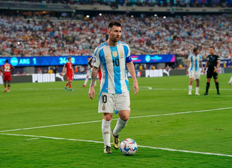 Messi, la gran estrella de la Selección de Argentina. FOTO X-ARGENTINA