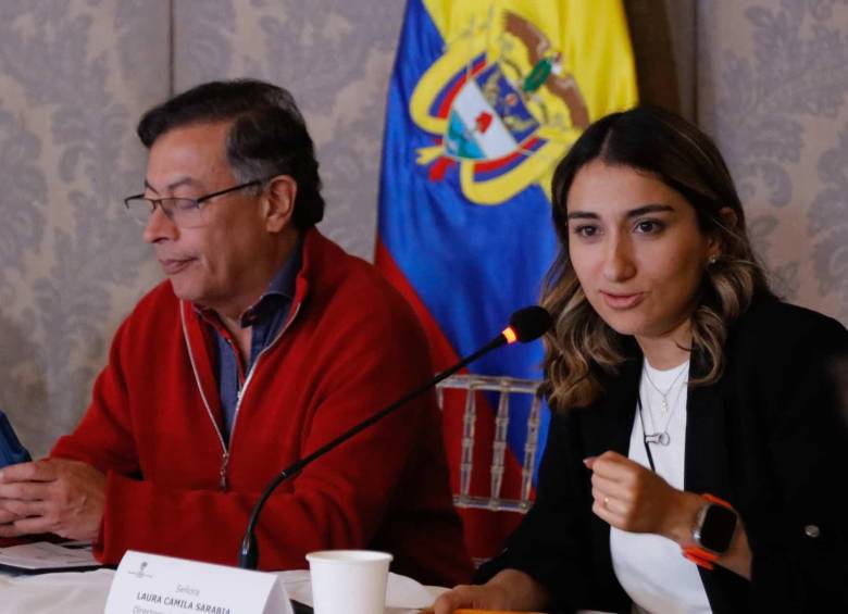 Sarabia inicialmente fue jefa de gabinete, luego directora de Prosperidad Social y, en los últimos meses, directora del Dapre. Ahora dará el salto a la diplomacia. FOTO: Presidencia