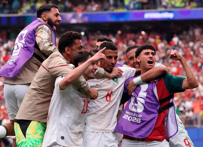 Ounahi marcó dos goles en la goleada marroquí. FOTO: X En Maroc