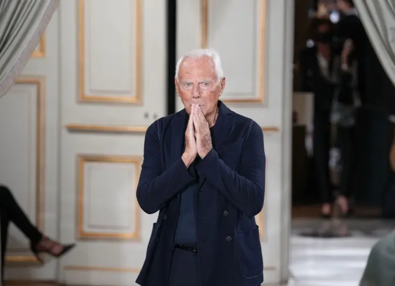 Giorgio Armani ya estaba hablando desde hace un año sobre su posible retiro del mundo de la moda. Tras su muerte, deja una compañía con 50 años de historia referente de la moda. Foto: Getty Images