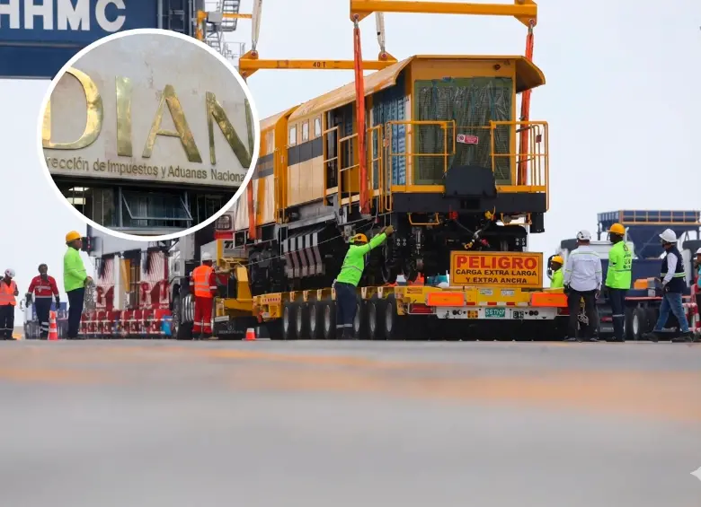 Perfiladora de rieles importada por el Metro de Medellín ingresó por Puerto Antioquia y generó más de $4.296 millones en IVA. CORTESÍA METRO DE MEDELLÍN