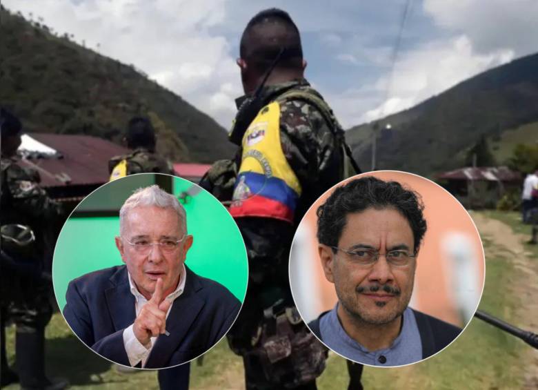 Álvaro Uribe advierte a grupos armados ilegales sobre Iván Cepeda. Fotos: Juan Antonio Sánchez y Getty Images