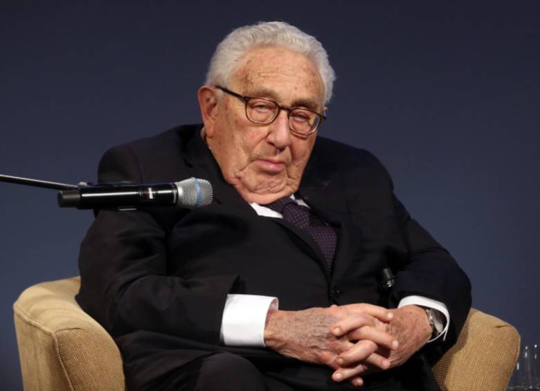 Henry Kissinger en un Foro internacional. FOTO: GETTY
