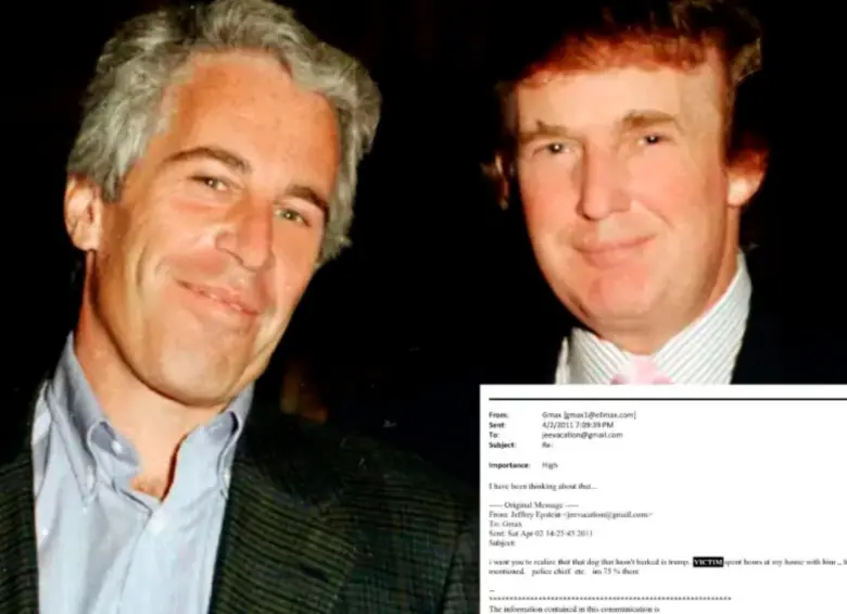 Jeffrey Epstein y Donald Trump compartieron una amistad de 15 años, antes de que, según los informes, se distanciaran en 2004 por un negocio inmobiliario. FOTO: Getty y Oversight Committee