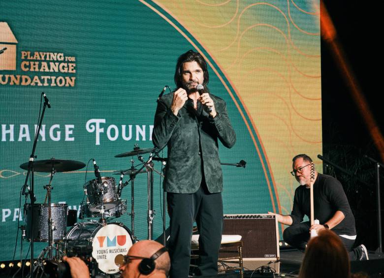 Juanes en el Museo Rubell de Miami. FOTO: Cortesía