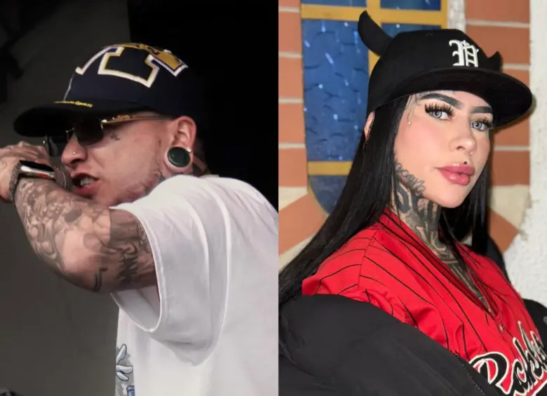 Samor One reveló audios de una última discusión entre él y su novia, la influencer Baby Demon. Fotos: Instagram @samor.one y @baby_demoni_