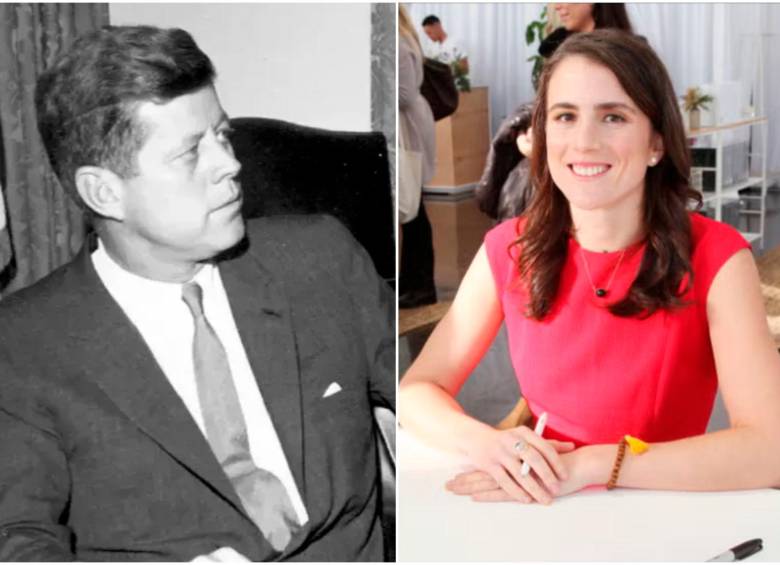 El expresidente de Estados Unidos, John F. Kennedy, y su nieta Tatiana Schlossberg. FOTOS: Archivo EL COLOMBIANO y Getty 