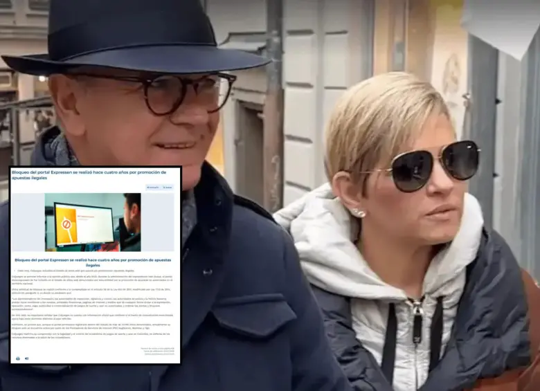 El diario Expressen reveló el lujoso estilo de vida de Verónica Alcocer en Estocolmo. Días después fue bloqueado en Colombia. Fotos: Expressen y captura página Coljuegos