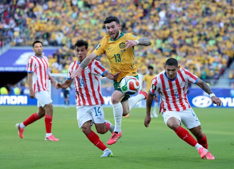 El partido entre Paraguay y Australia no tuvo goles. FOTO: Fifa